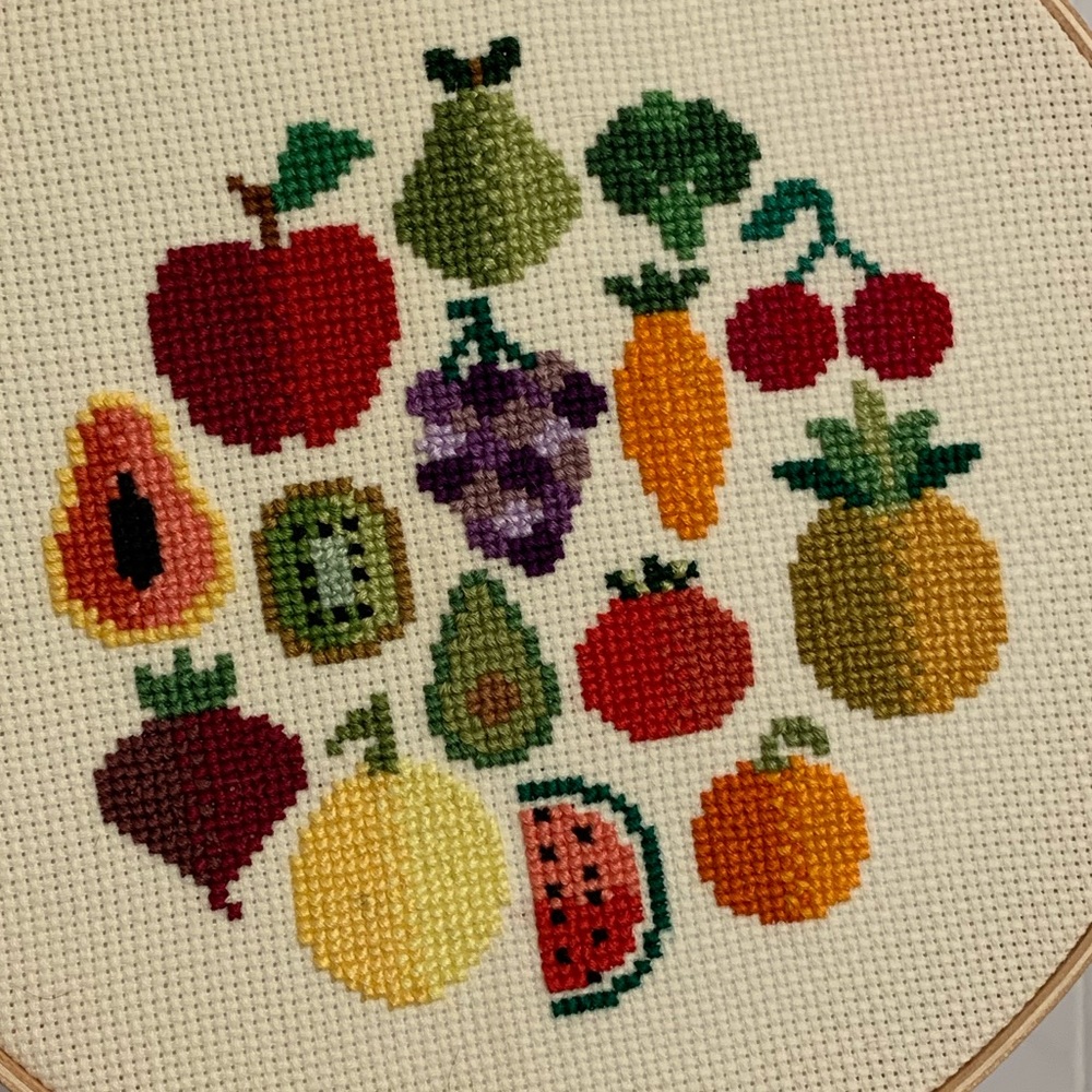 Fruits & veggies cross stitch ๐๐๐ฅฆ๐ - Picture 8 of 8